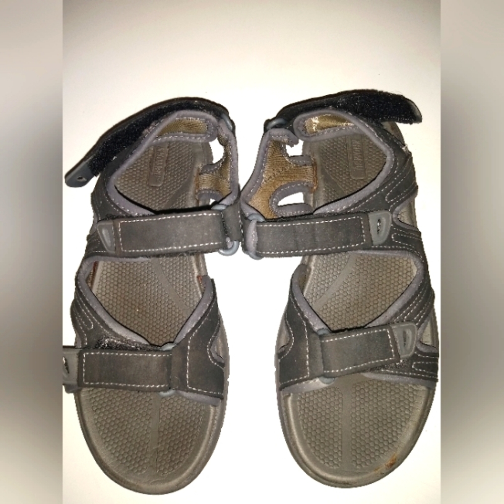 Khombu Black Sandals for Women